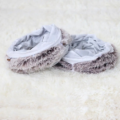 Pet Paradise Plush Tunnel Bed